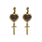 JULIET EARRINGS | SMOKY QUARTZ