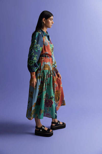 JUNO MIDI SHIRT DRESS