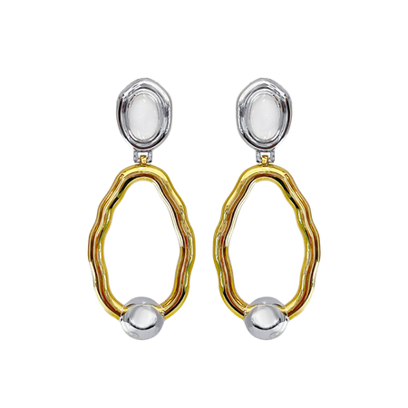 Papi Oval Hoops- Gold