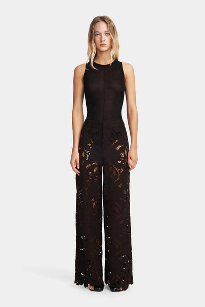 LOTUS LACE PANT CEDARWOOD
