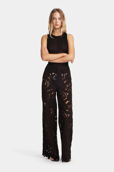LOTUS LACE PANT CEDARWOOD