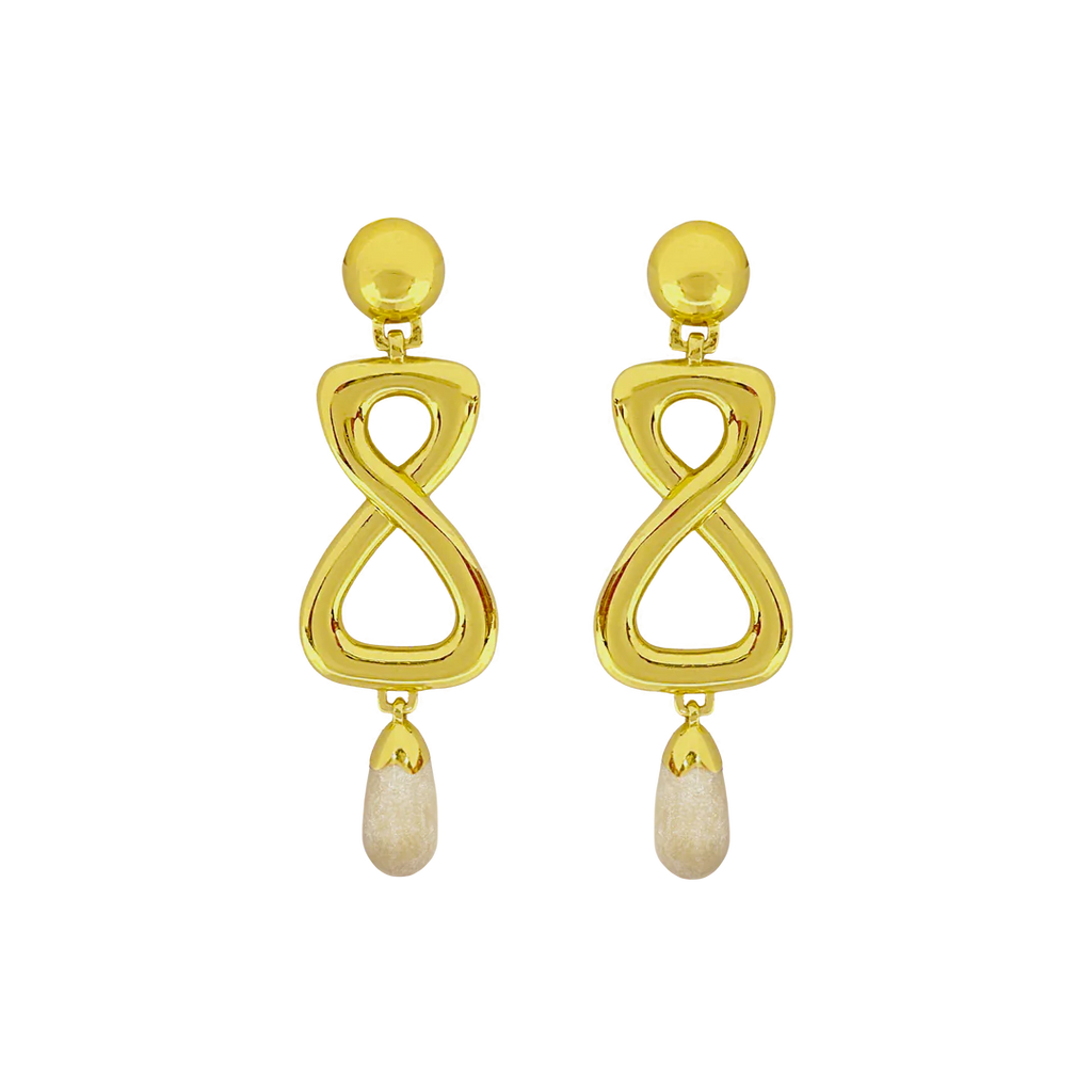 MANHATTAN EARRINGS | PEARL