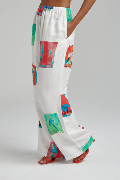 LINEN PANTS - MONTAGE