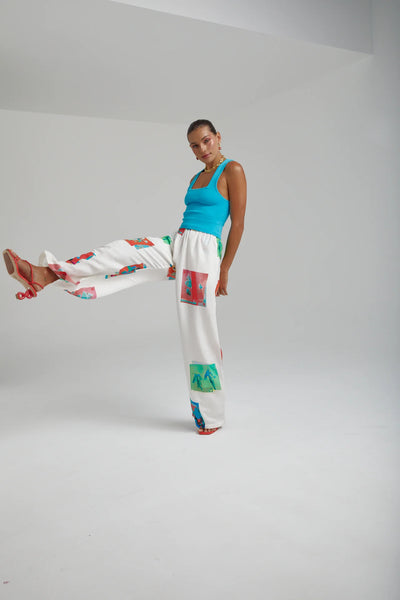 LINEN PANTS - MONTAGE