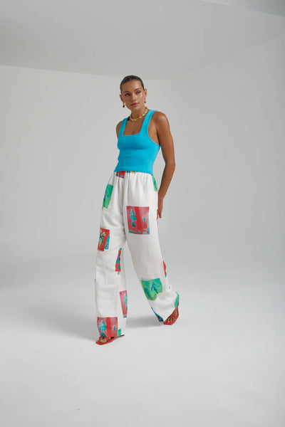 LINEN PANTS - MONTAGE