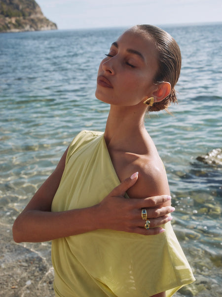 MIKAELA EARRINGS | GOLD