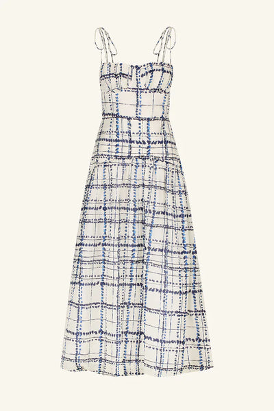 Niko Gathered Bubble Midi Dress