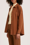 CLAUDE SHIRT-TOFFEE