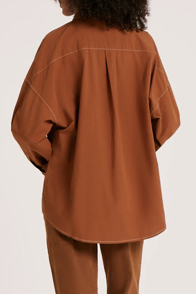 CLAUDE SHIRT-TOFFEE