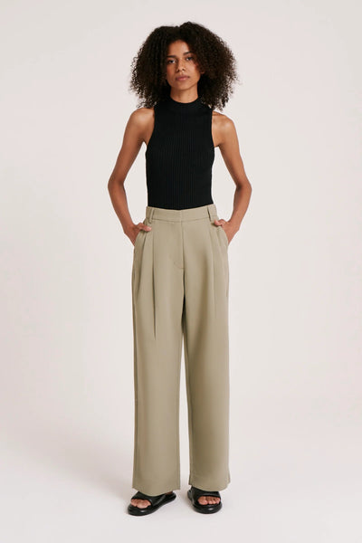 MANON TAILORED PANT- FOG
