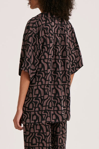 YVES CUPRO OVERSIZED SHIRT