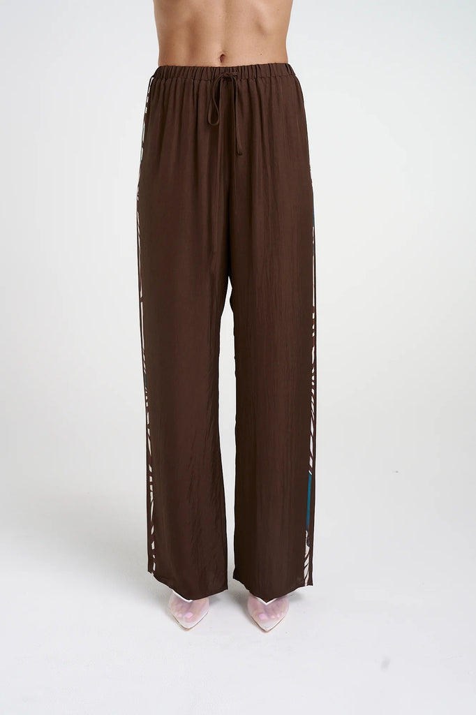 ELASTIC PANTS W/ STRIPE - NAUTILUS STRIPE