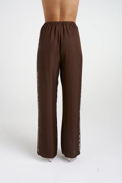 ELASTIC PANTS W/ STRIPE - NAUTILUS STRIPE