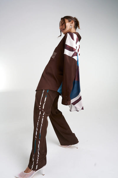ELASTIC PANTS W/ STRIPE - NAUTILUS STRIPE