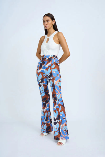 OPHELIA FLORAL FLARE PANT