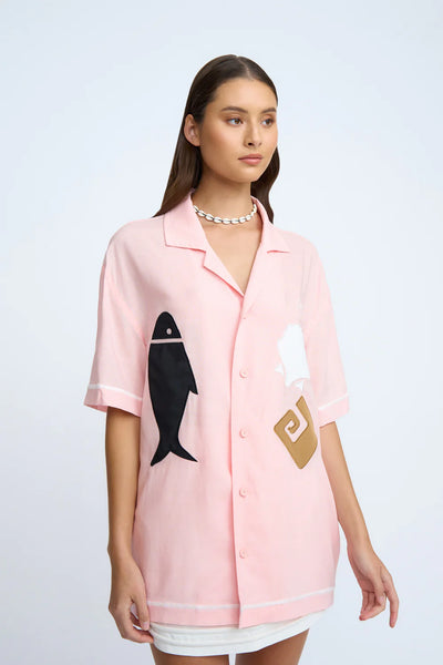 OWEN SUN SHIRT - PINK MULTI