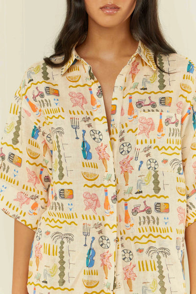 Mirage Shirt / Yellow Verano Tile