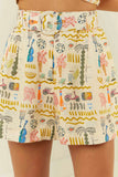 Rummy Shorts / Yellow Verano Tile