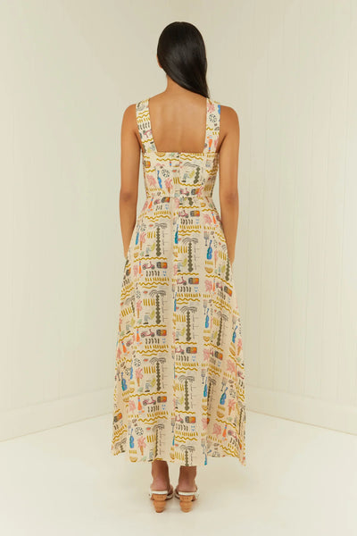 Rosa Dress / Yellow Verano Tile