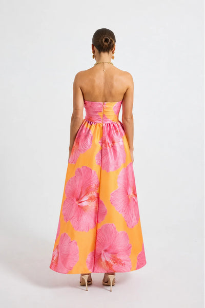 KALANI STRAPLESS MIDI