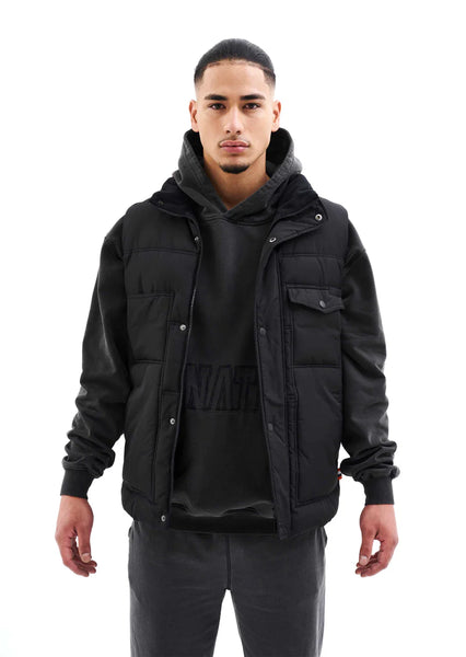 CUTBACK VEST IN BLACK