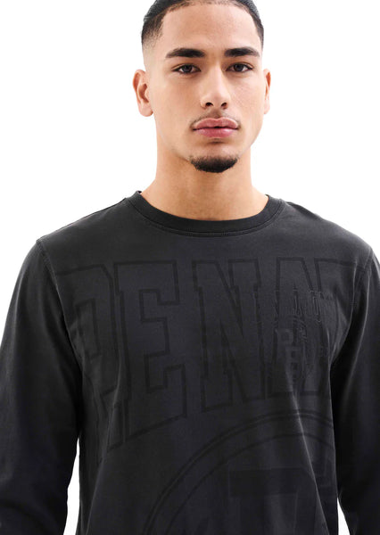 ACE HIGH LS TEE IN BLACK