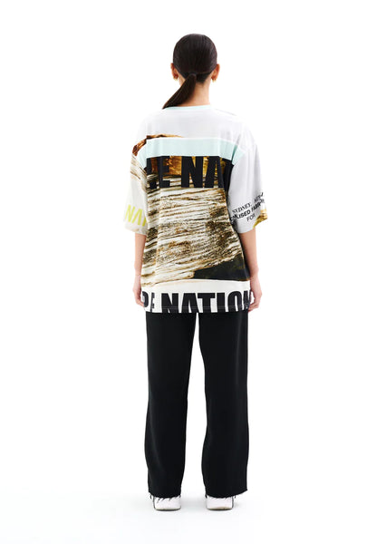 BERMUDA TEE IN SCENE PRINT