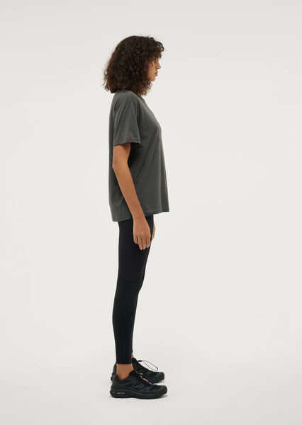 HEADS UP SS TEE IN DARK SHADOW