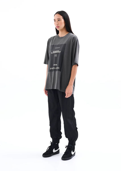 FULL OUT TEE IN DARK SHADOW