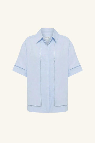 Tommy Linen Shirt - Sky