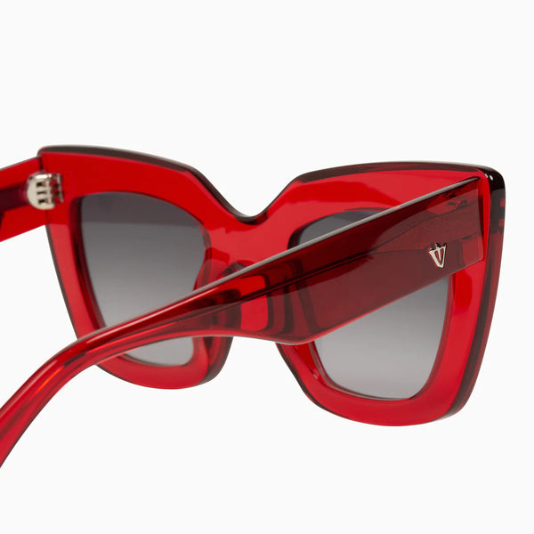Brigada- Transparent Red / Black Gradient Lens