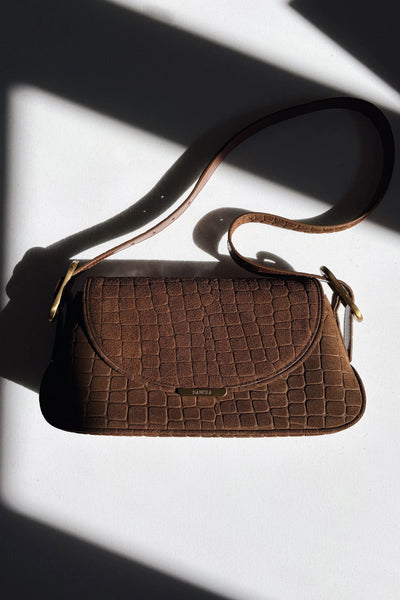 THE PAMELA BAG- PORTOBELLO CROC