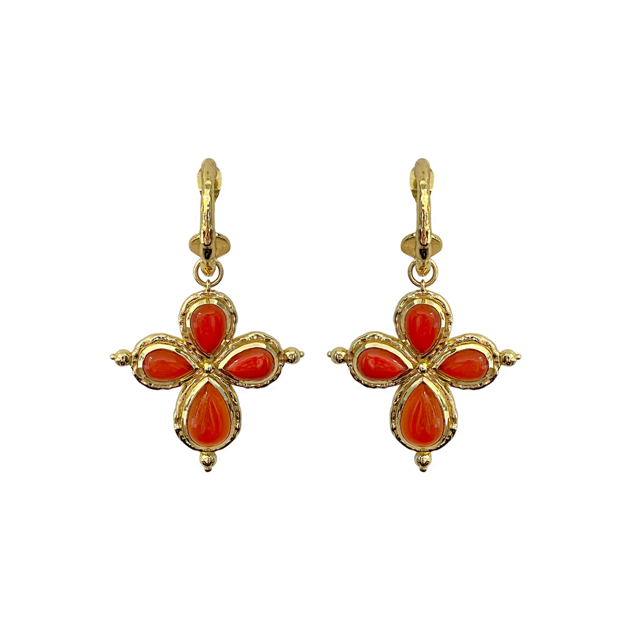 ROSALIA EARRINGS | RED ONYX