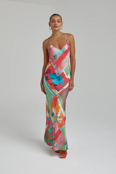 SIREN DRESS - ROYAL MONTAGE