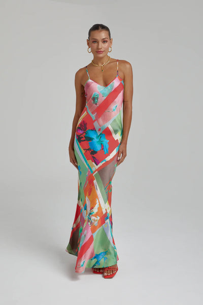 SIREN DRESS - ROYAL MONTAGE