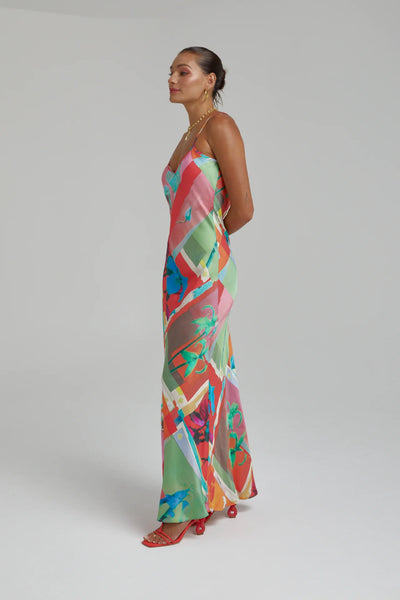 SIREN DRESS - ROYAL MONTAGE