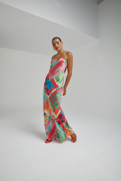 SIREN DRESS - ROYAL MONTAGE