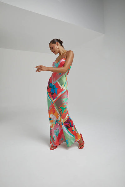 SIREN DRESS - ROYAL MONTAGE