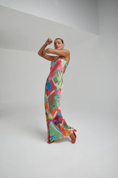 SIREN DRESS - ROYAL MONTAGE