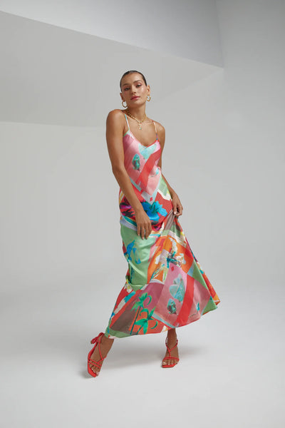 SIREN DRESS - ROYAL MONTAGE