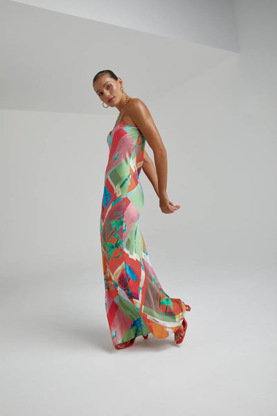 SIREN DRESS - ROYAL MONTAGE