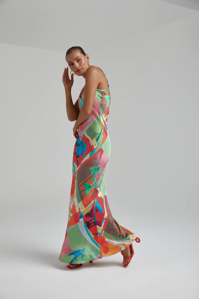 SIREN DRESS - ROYAL MONTAGE