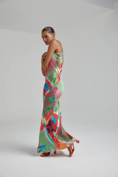 SIREN DRESS - ROYAL MONTAGE