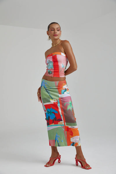 TUBE TOP - ROYAL MONTAGE