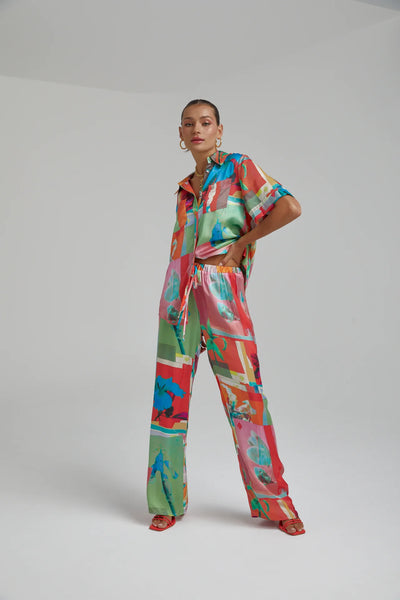 RELAXED PANTS - ROYAL MONTAGE