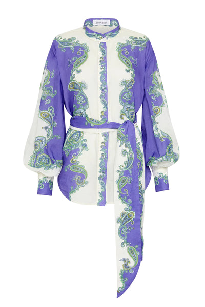 OTTO REMOVABLE WAIST TIE SHIRT