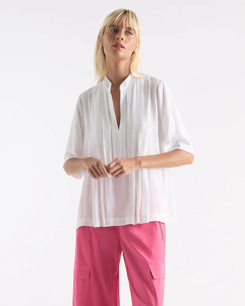 TRIO PLEAT PLAZA-WHITE