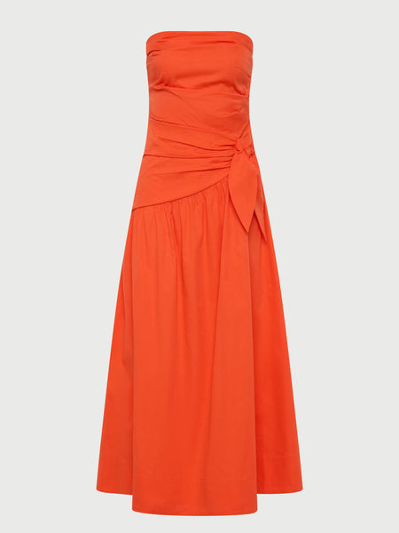 Rene Tie Dress- Poppy