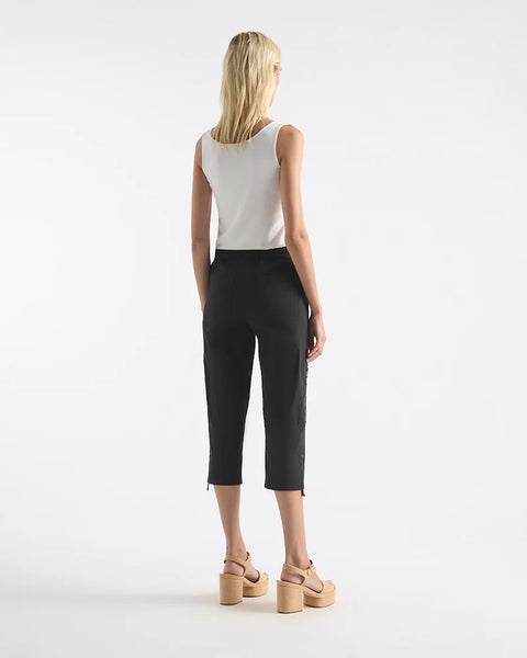 CROPPED ZIP CARGO- FRENCH NAVY