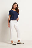 CROPPED PANT- FRENCH NAVY
